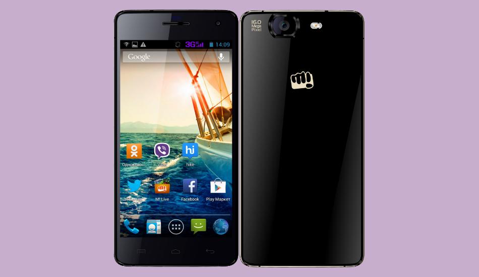 Micromax Canvas Knight A350 vs Intex Aqua Octa